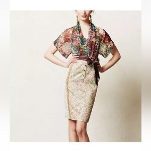 Byron Lars Anthropologie Floral Lace Dress (read description)